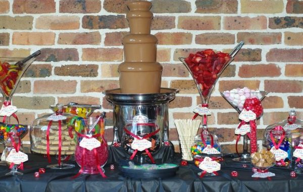 chocolate fountain