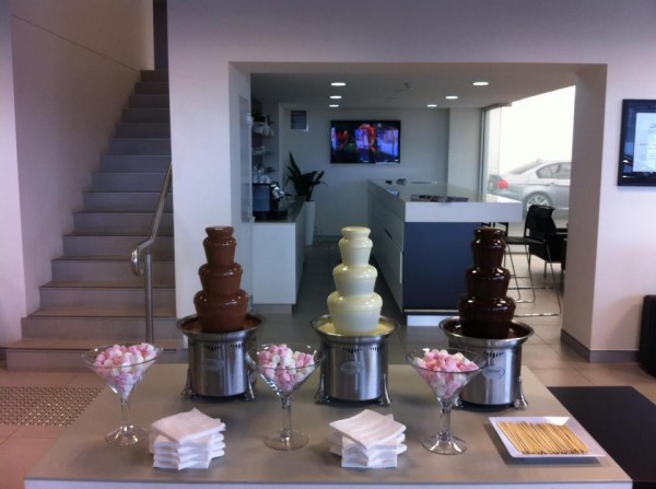 chocolate fountain