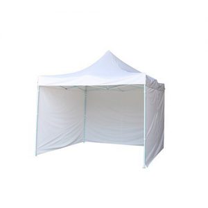 3x3m white marquee with walls