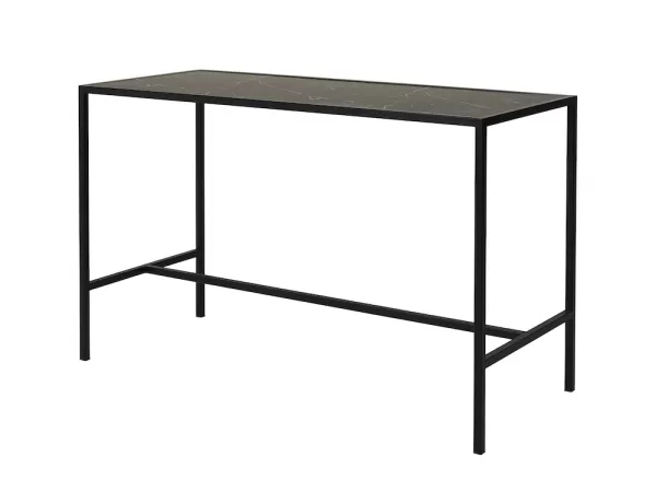 Black Rectangular Tapas table