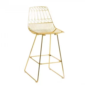 Gold Wire Stool