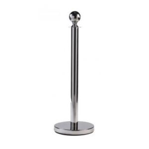 silver chrome bollard