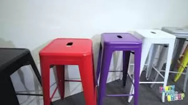 purple tolix stool