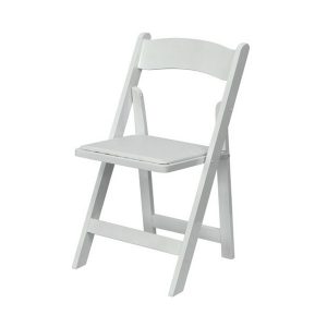 White Padding gladiator chair