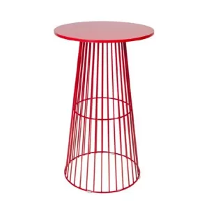 red wire cocktail table to hire