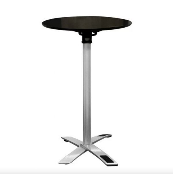 Black cocktail bar table