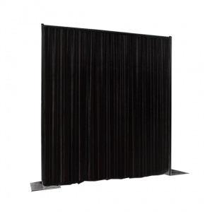 black velvet drape curtains